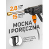 Myjka ciśnieniowa akumulatorowa 15bar 3tryby 21V do okien kostki Forcekraft
