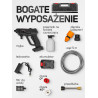 Myjka ciśnieniowa akumulatorowa 15bar 3tryby 21V do okien kostki Forcekraft
