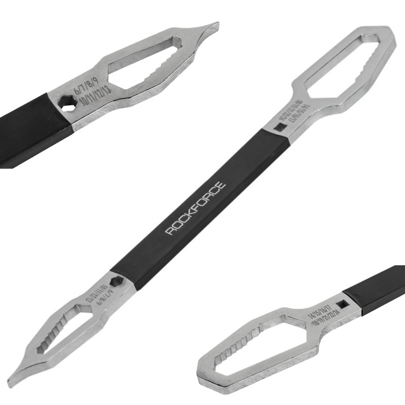 Klucz oczkowy uniwersalny 6-24mm wielozadaniowy Rockforce