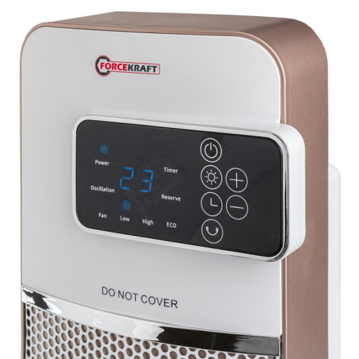 Grzejnik termowentylator kolumnowy ceramiczny 2000W 2 biegi / 4 tryby pilot