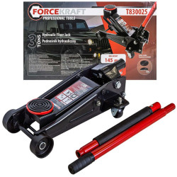 Podnośnik Hydrauliczny samochodowy ŻABA 3 TONY lewarek 145-475mm Forcekraft