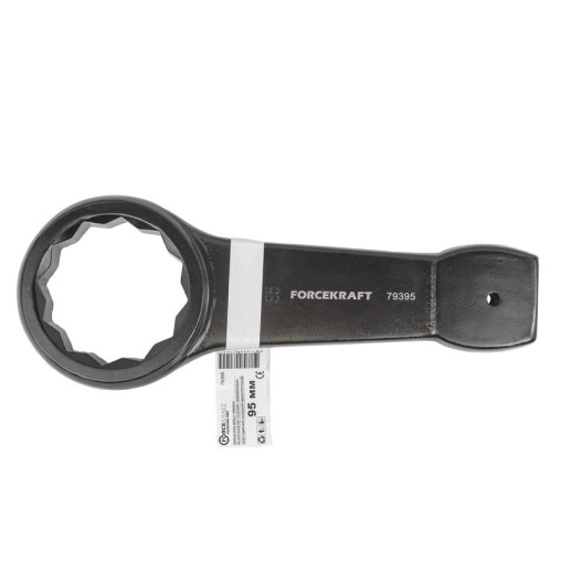 FORCEKRAFT Klucz OCZKOWY do pobijania JEDNOSTRONNY udarowy 95 mm