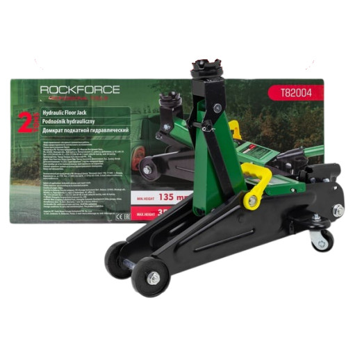 Podnośnik hydrauliczny samochodowy 2T 135-350 mm punktowy Żaba Rockforce