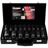 FORCEKRAFT Zestaw NASADEK udarowych DŁUGICH 1/2" 16 ELEMENTÓW 10-36mm