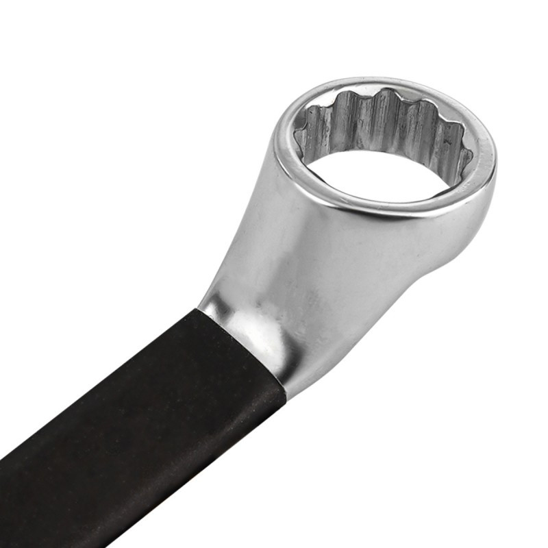 KLUCZ PŁASKO-OCZKOWY 17MM ODGIĘTY 75° STAL CR-V