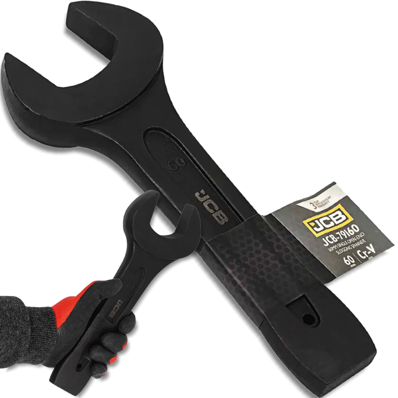 JCB Klucz PŁASKI do PODBIJANIA 60mm Cr-Mo JEDNOSTRONNY udarowy