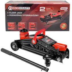 Podnośnik Samochodowy hydrauliczny 140-290 mm 2T punktowy Żaba Forcekraft