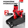 Podnośnik Samochodowy hydrauliczny 140-290 mm 2T punktowy Żaba Forcekraft