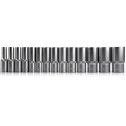 FORCEKRAFT Zestaw NASADEK głębokich 1/2" 6-kątnych 14 ELEMENTÓW + WALIZKA