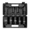 Nasadki udarowe 1" 27-41 mm zestaw 5 nasadek udarowych w walizce 6-kątne