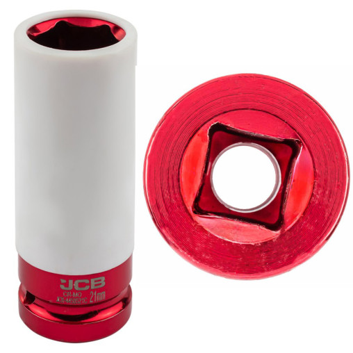 Nasadka 1/2" udarowa do kół felg alu 21 mm 6-kątna długa