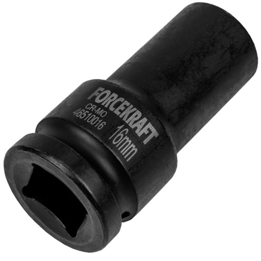FORCEKRAFT Nasadka udarowa GŁĘBOKA 16mm 3/4" 6-kątna