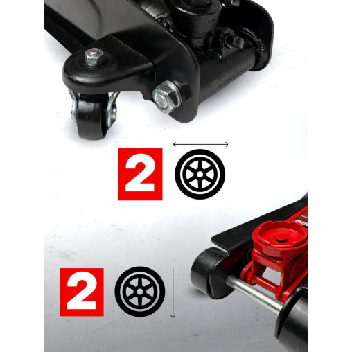 Podnośnik Samochodowy Niskoprofilowy Hydrauliczny Punktowy 85-380mm 3T Żaba