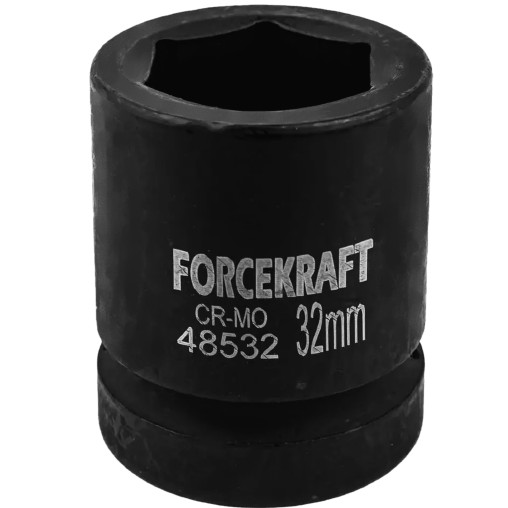 FORCEKRAFT Nasadka udarowa 1" 32 mm 6-kątna