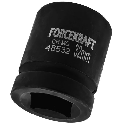 FORCEKRAFT Nasadka udarowa 1" 32 mm 6-kątna