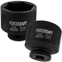 FORCEKRAFT Nasadka udarowa 3/4" 59mm 6-kątna