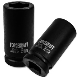 FORCEKRAFT Nasadka udarowa GŁĘBOKA 25mm 3/4" 6-kątna