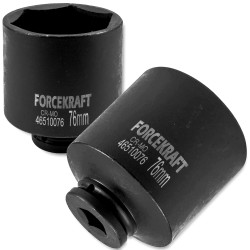 FORCEKRAFT Nasadka udarowa GŁĘBOKA 3/4" 76mm 6-kątna