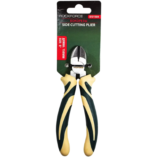 ROCKFORCE Szczypce TNĄCE uniwersalne boczne KOMBINERKI 6" 150mm