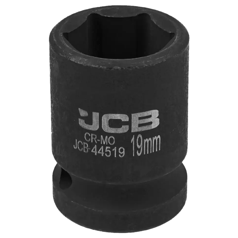 JCB Nasadka udarowa 1/2" 19mm 6-kątna Cr-Mo KLUCZ nasadowy