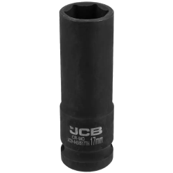 JCB NASADKA udarowa GŁĘBOKA cienkościenna 1/2" Cr-Mo 6-kątnych 17mm