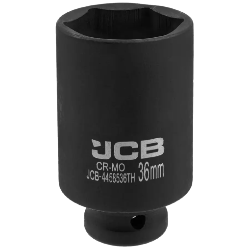 JCB NASADKA udarowa GŁĘBOKA cienkościenna 1/2" Cr-Mo 6-kątnych 36mm