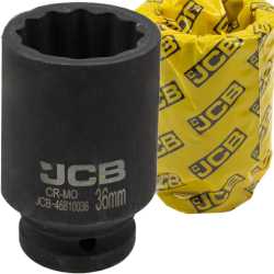 JCB NASADKA udarowa GŁĘBOKA 3/4" Cr-Mo 12-kątna 36mm