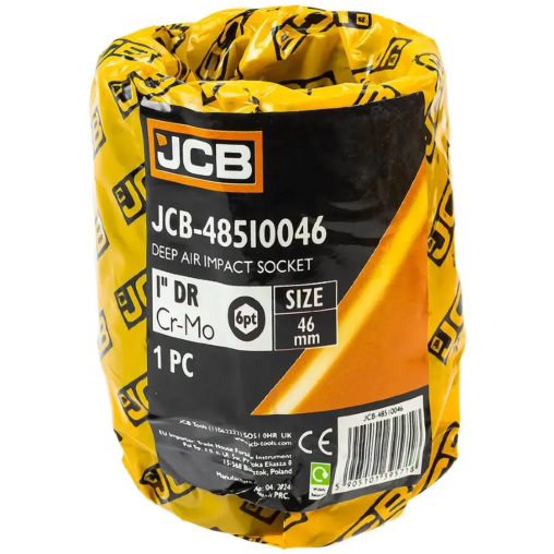 JCB Nasadka UDAROWA głęboka 1" 46mm 6-kątna Cr-Mo KLUCZ nasadowy