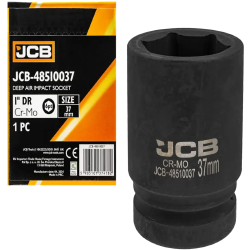 JCB Nasadka UDAROWA głęboka 1" 37mm 6-kątna Cr-Mo KLUCZ nasadowy