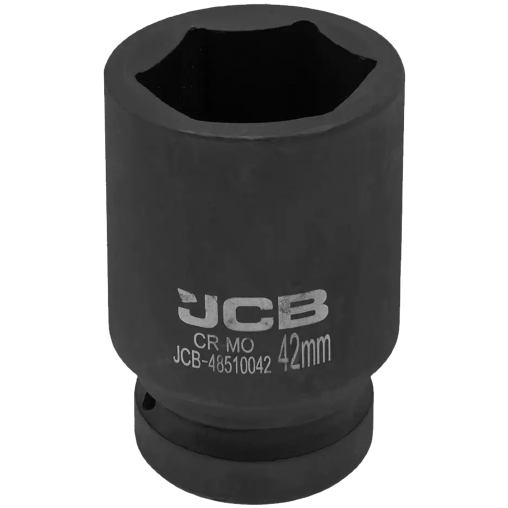 JCB Nasadka UDAROWA głęboka 1" 42mm 6-kątna Cr-Mo KLUCZ nasadowy