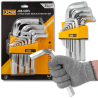 JCB Zestaw KLUCZY IMBUS 13 ELEMENTÓW 1/16-3/4" typu L Cr-V HEX