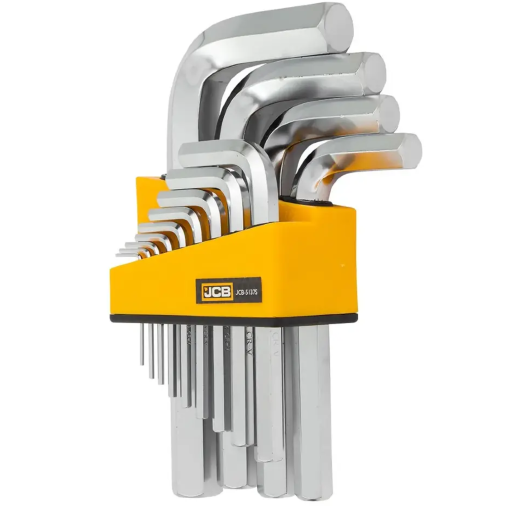 JCB Zestaw KLUCZY IMBUS 13 ELEMENTÓW 1/16-3/4" typu L Cr-V HEX