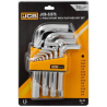JCB Zestaw KLUCZY IMBUS 13 ELEMENTÓW 1/16-3/4" typu L Cr-V HEX