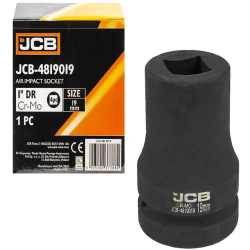 JCB Nasadka udarowa 1" 19mm NA KWADRAT 4-kątna Cr-Mo KLUCZ nasadowy