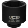 JCB Nasadka udarowa 1" 80mm 6-kątna Cr-Mo KLUCZ nasadowy