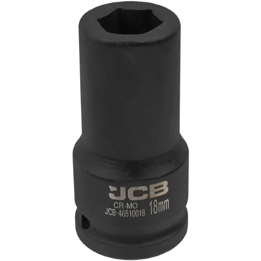 JCB NASADKA udarowa GŁĘBOKA 3/4" Cr-Mo 6-kątna 18mm KLUCZ nasadowy