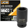 JCB NASADKA udarowa GŁĘBOKA 3/4" Cr-Mo 6-kątna 30mm KLUCZ nasadowy