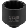 JCB NASADKA udarowa GŁĘBOKA 3/4" Cr-Mo 12-kątna 73mm KLUCZ NASADOWY