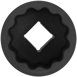 JCB NASADKA udarowa GŁĘBOKA 3/4" Cr-Mo 12-kątna 43mm KLUCZ NASADOWY