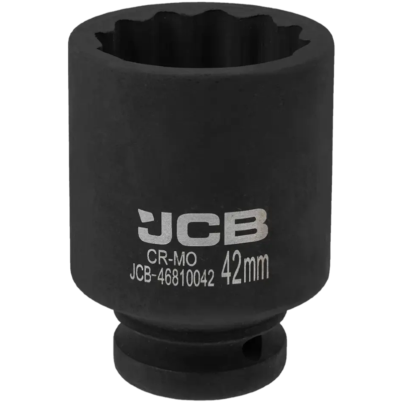 JCB NASADKA udarowa GŁĘBOKA 3/4" Cr-Mo 12-kątna 42mm KLUCZ NASADOWY