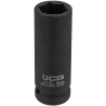 JCB NASADKA udarowa GŁĘBOKA 1/2" Cr-Mo 6-kątna 19mm KLUCZ NASADOWY