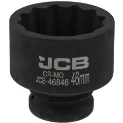 JCB Nasadka udarowa 3/4" 46mm 12-kątna Cr-Mo KLUCZ nasadowy