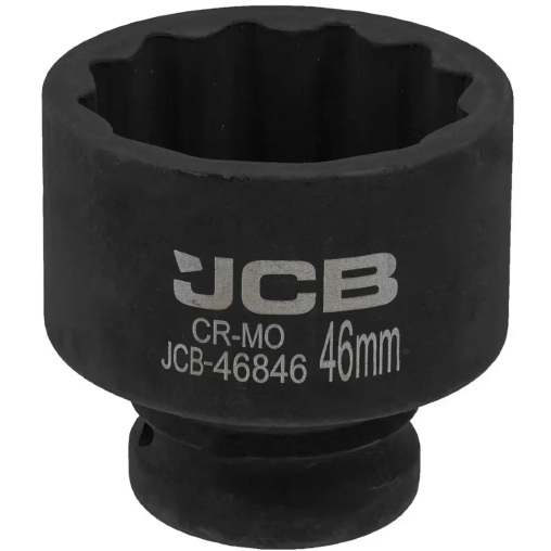 JCB Nasadka udarowa 3/4" 46mm 12-kątna Cr-Mo KLUCZ nasadowy