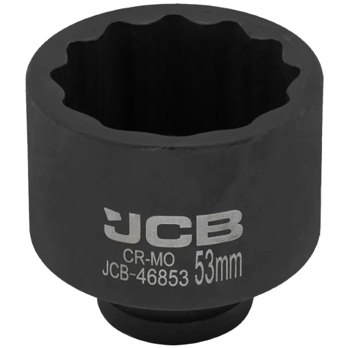 JCB Nasadka udarowa 3/4" 53mm 12-kątna Cr-Mo KLUCZ nasadowy