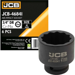 JCB Nasadka udarowa 3/4" 41mm 12-kątna Cr-Mo KLUCZ nasadowy