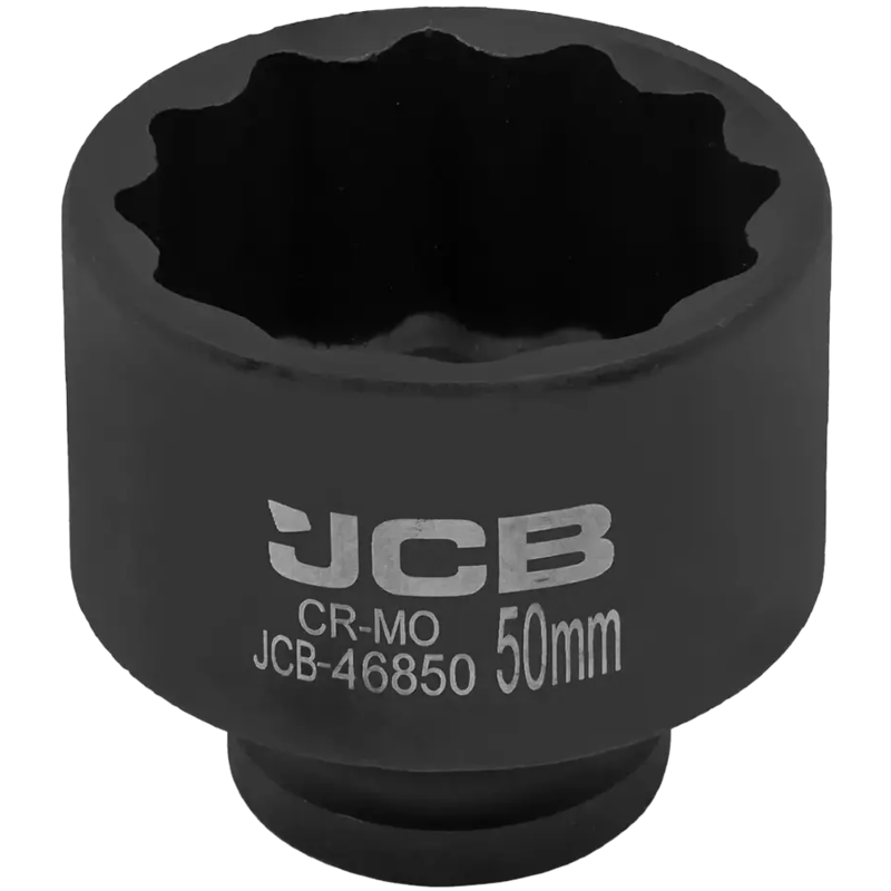 JCB Nasadka udarowa 3/4" 50mm 12-kątna Cr-Mo KLUCZ nasadowy