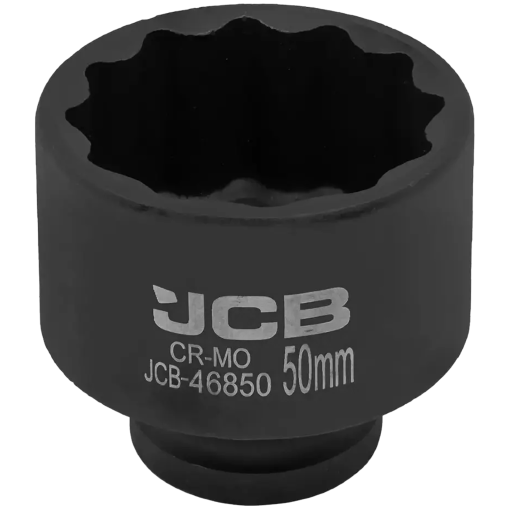 JCB Nasadka udarowa 3/4" 50mm 12-kątna Cr-Mo KLUCZ nasadowy