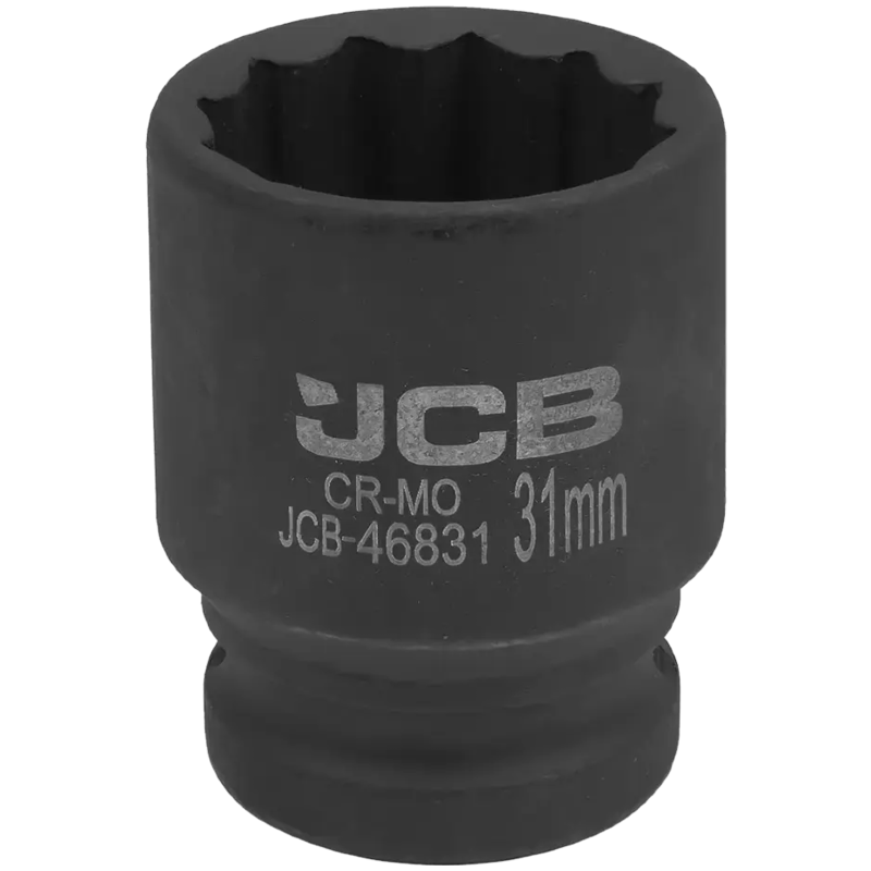 JCB Nasadka udarowa 3/4" 31mm 12-kątna Cr-Mo KLUCZ nasadowy