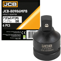 JCB Adapter udarowy Cr-Mo 1'' (F) x 3/4'' (M) KWADRAT