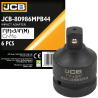 JCB Adapter udarowy WZMOCNIONA stal SCM440 Cr-Mo 1"(F) x 3/4"(M) KWADRAT